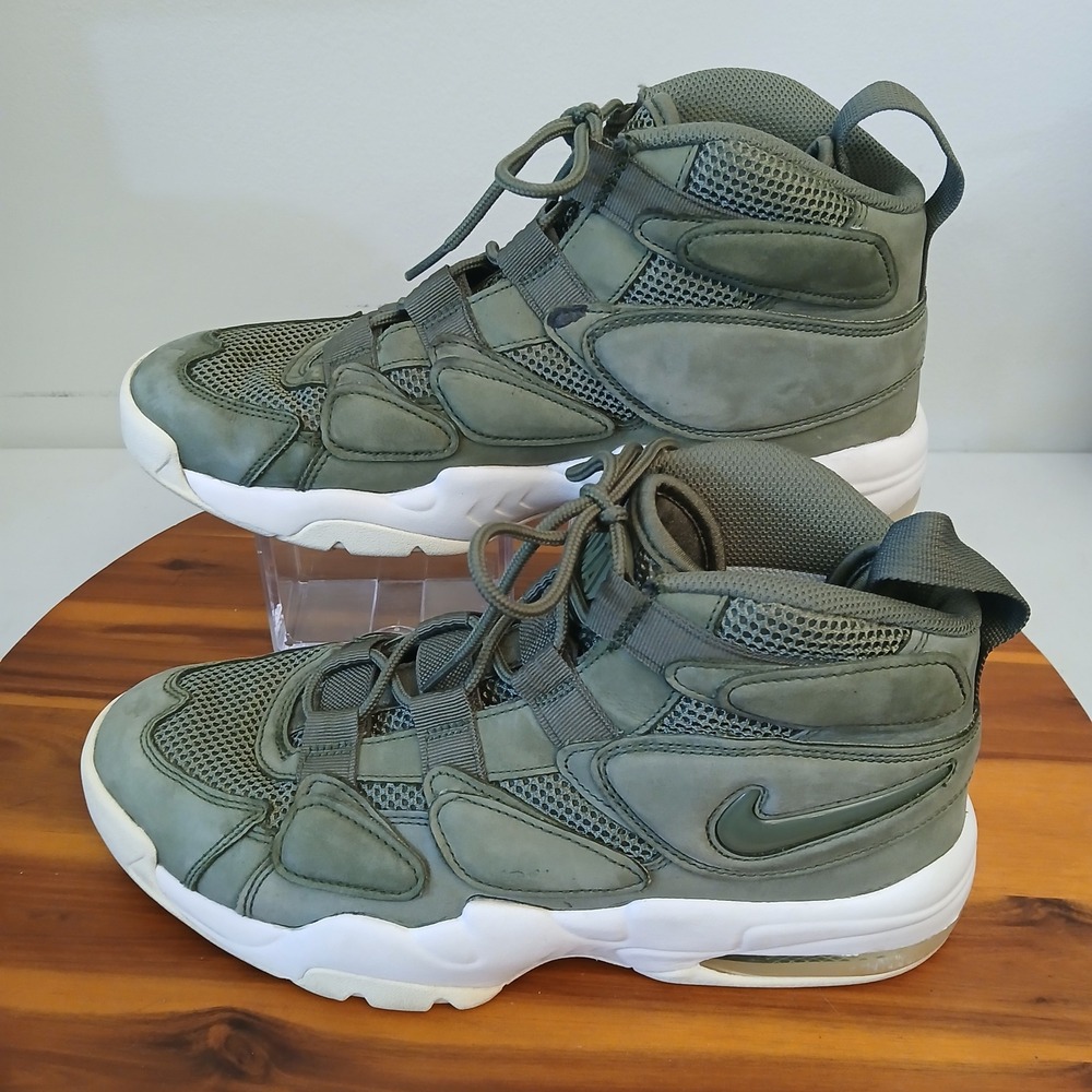 Nike Air Max Uptempo 2 Mens 9.5 Urban Haze Shoes Sneakers 919831-300